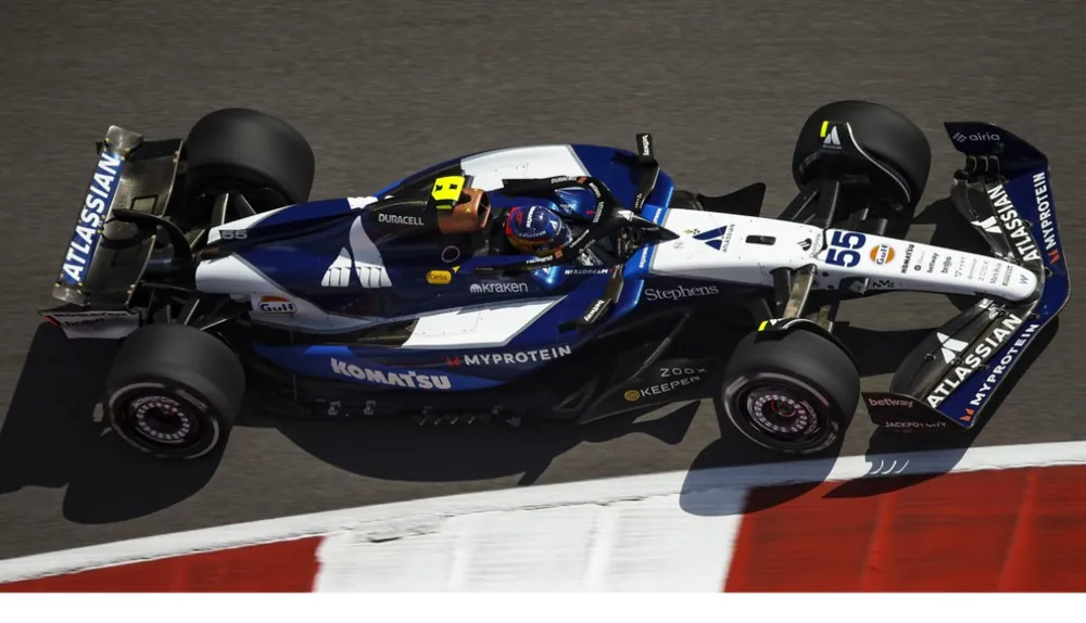 Beperkte Voorraad WILLIAMS FW47 NO.55 WILLIAMS RACING 3RD SPRINT RACE USA GP 2025 CARLOS SAINZ