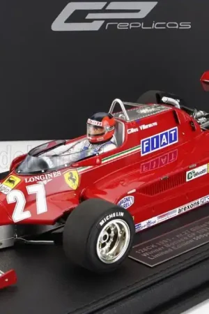 FERRARI - F1 126CK N 27 WINNER MONACO GP (WITH PILOT FIGURE) 1981 G.VILLENEUVE - WITH SHOWCASE Nu Kopen