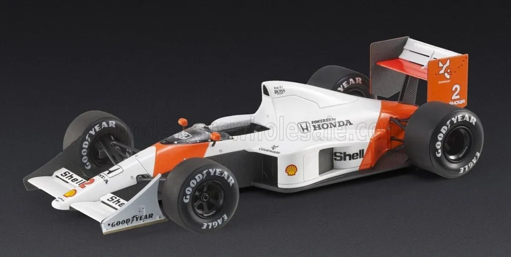 MCLAREN - F1 MP4/5 HONDA N 2 WORLD CHAMPION WINNER MONZA ITALY GP (WITH PILOT FIGURE) 1989 ALAIN PROST Bestel Nu