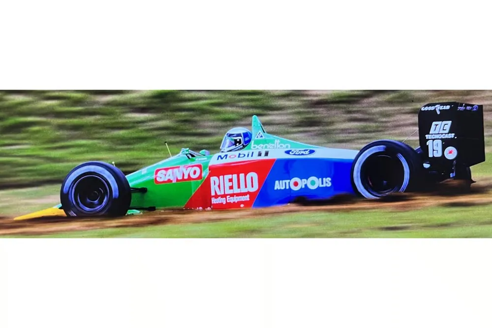 BENETTON B189B N°19 BENETTON-FORD 10èME GP BRéSIL 1990 ALESSANDRO NANNINI Tijdelijk Beschikbaar