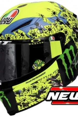 Weekendaanbieding AGV HELM VALENTINO ROSSI MOTOGP MISANO RACE 2 2021 1/8
