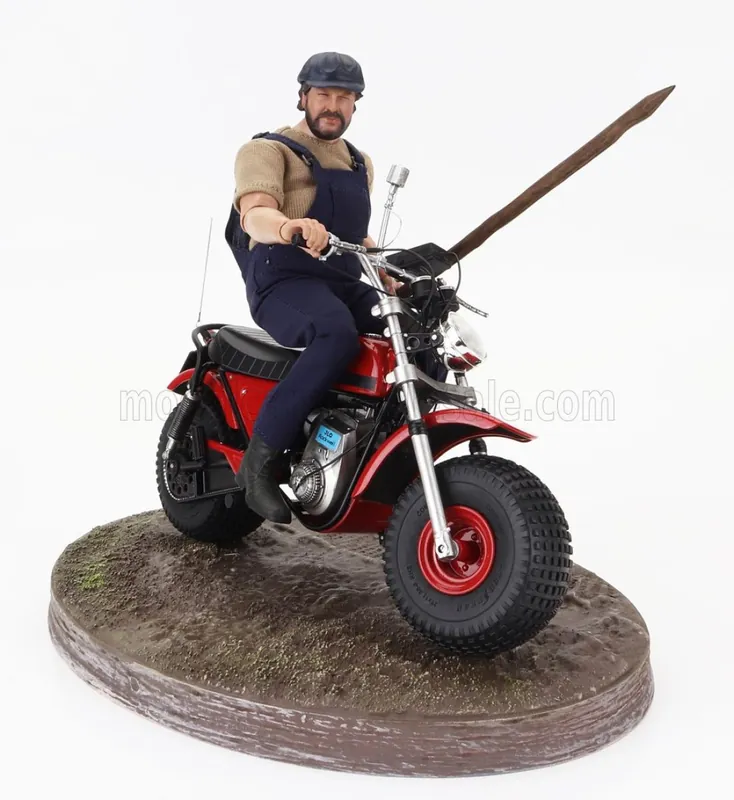 MOTOZODIACO - TUAREG 1972 WITH BUD SPENCER ACTION FIGURE - FROM MOVIE - - TV SERIES Fabrieksprijs