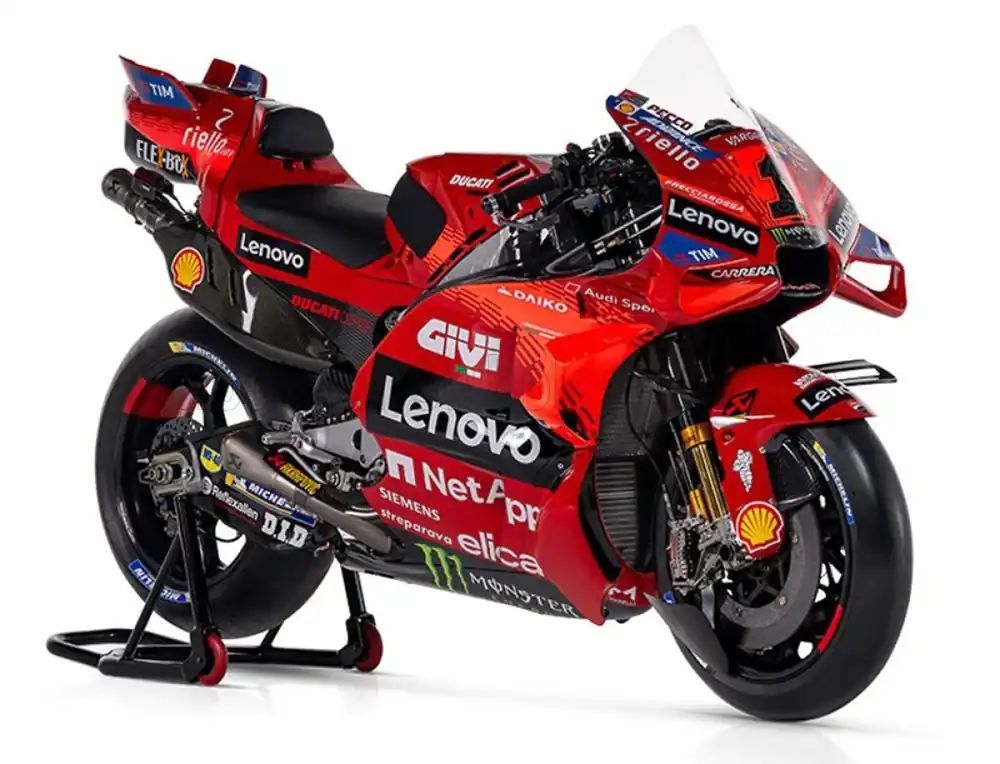 Exclusieve Aanbieding DUCATI - DESMOSEDICI GP24 TEAM LENOVO N 23 MOTOGP SEASON 2024 ENEA BASTIANINI