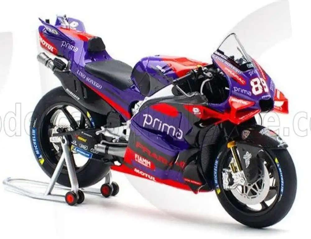 DUCATI - DESMOSEDICI GP24 TEAM PRAMAC RACING N 89 WORLD CHAMPION MOTOGP SEASON 2024 JORGE MARTIN Direct Verzonden