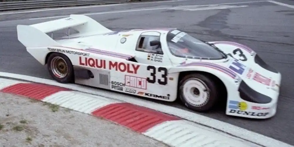 Rechtstreeks Van De Fabrikant PORSCHE 956K , BRUN MOTORSPORT , 1000 KM SPA 1983