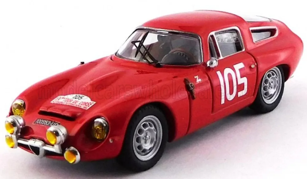 Rechtstreeks Van De Fabrikant ALFA ROMEO TZ1 2ND RALLY TOUR DE CORSE 1964