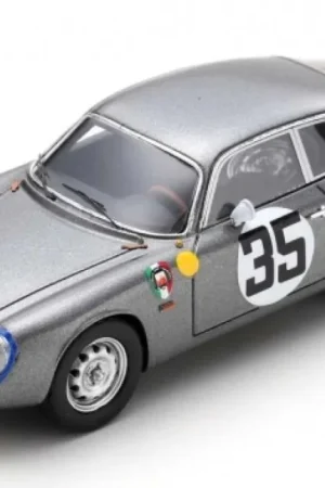 ALFA ROMEO GIULIETTA SPORT ZAGATO N°35 24H LE MANS 1963 G. BISCALDI - "KIM" Laatste Versie