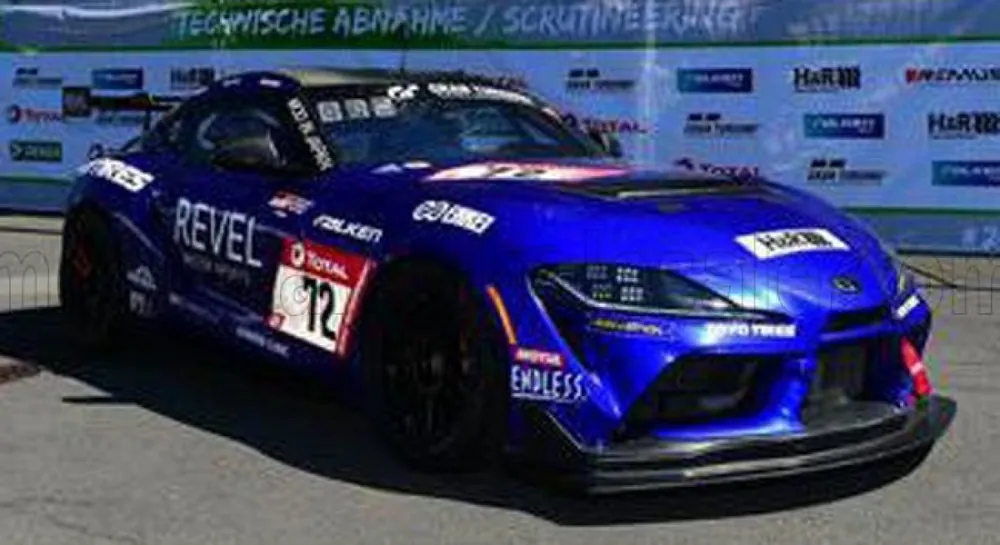 TOYOTA - SUPRA TEAM NOVEL RACING N 72 24H NURBURGRING 2021 T.AZUMA - M.TISCHNER - H.TOENGES - T.ASAHI , BLAUW Lage Kosten