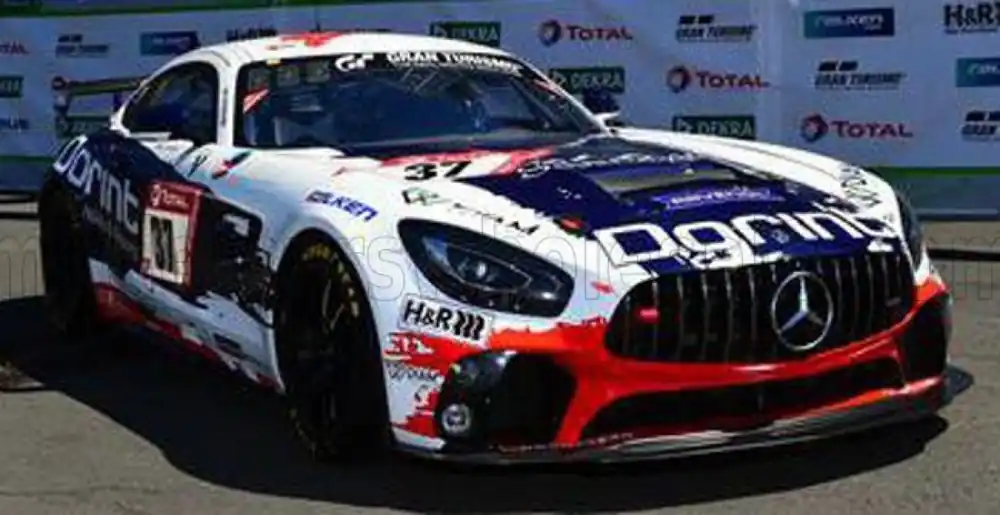 Beperkt Aanbod MERCEDES BENZ - AMG GT4 TEAM SCHNITZELALM RACING N 37 KLASSE 24H NURBURUGRING 2021 J.VIEBAHN - P.POSAVAC - A.WEILAND - G.WIRTZ , WIT / BLAUW / ROOD