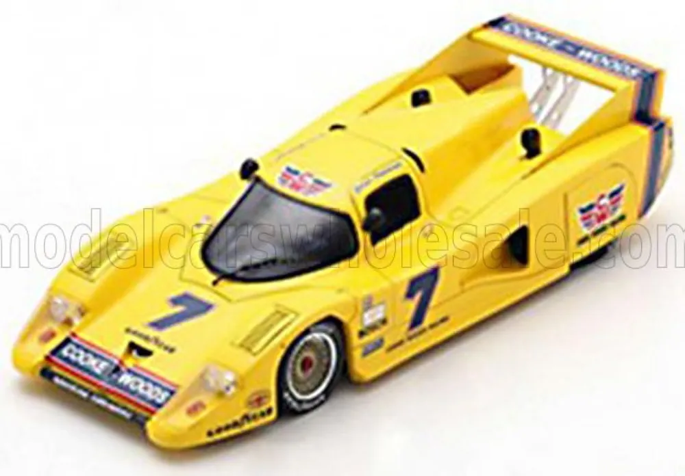 Gecertificeerd LOLA - T600 N 7 WINNAAR LAGUNA SECA 1981 B.REDMAN - GEEL