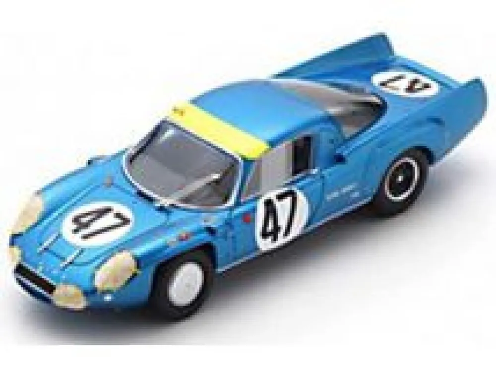 Nieuw RENAULT - ALPINE A210 TEAM SOCIETE AUTOMOBILES ALPINE N 47 24H LE MANS 1967 JCANDRUET - R.BOUHARDE - BLAUW