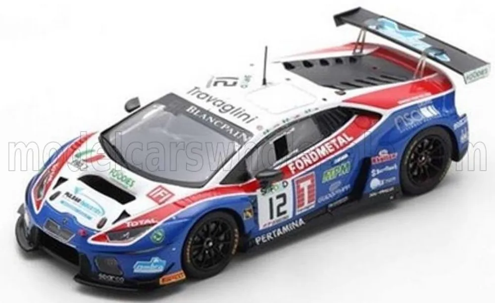 LAMBORGHINI - HURACAN GT3 N 12 TEAM OMBRA RACING 24H SPA 2017 M.BERETTA - S.GATTUSO - A.PICCINI Laatste Versie
