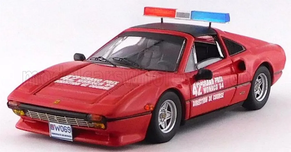 FERRARI - 308 GTS OFFICIAL PACE CAR F1 MONACO GP 1984 - ROOD Uitverkoop