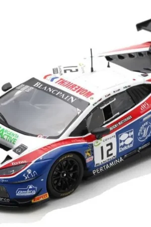 "LAMBORGHINI HURACÁN GT3 N°12 OMBRA RACING 24H SPA 2018 K. LING - A. FRASSINETI - R. MONTI - A. RIZZOLI (300EX)" Dagaanbieding