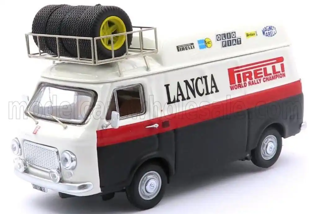 Koop Online FIAT - 238 VAN TETTO ALTO CON PORTAPACCHI - HIGH ROOF WITH RACK - ASSISTENZA RALLY LANCIA 1973