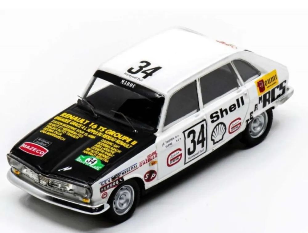 Aanbieding RENAULT 16 TS N°34 RALLYE DU MAROC 1972 LE TAHITIEN DUPRÉ