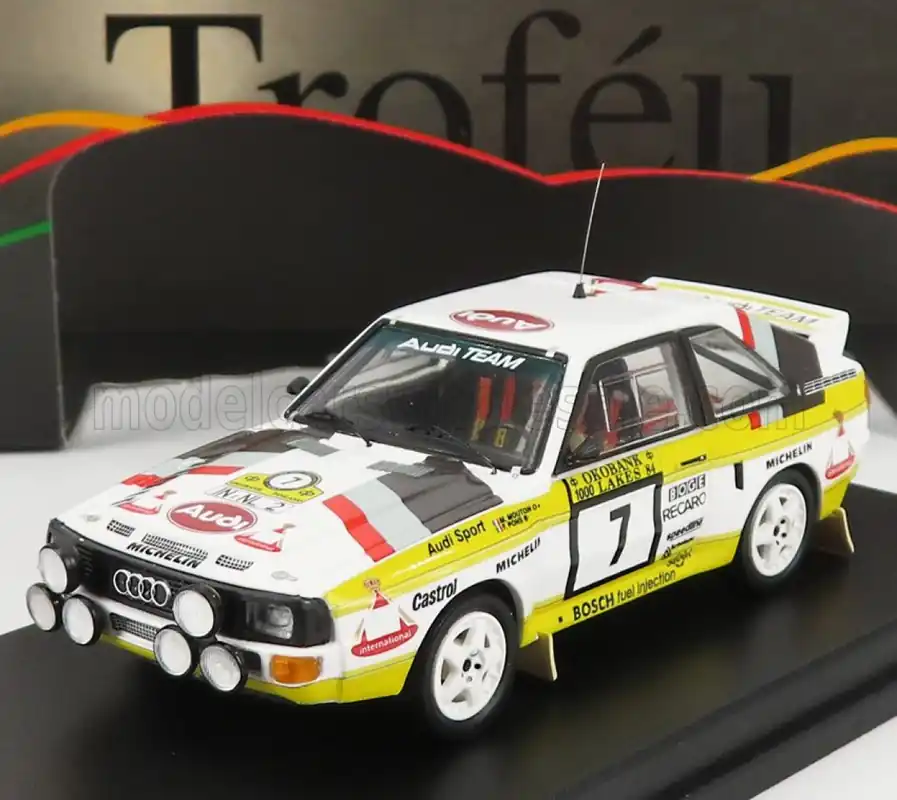 Alleen Vandaag AUDI - QUATTRO SPORT (NACHTVERSIE) N 7 RALLY 1000 LAKES 1984 M.MOUTON - F.PONS