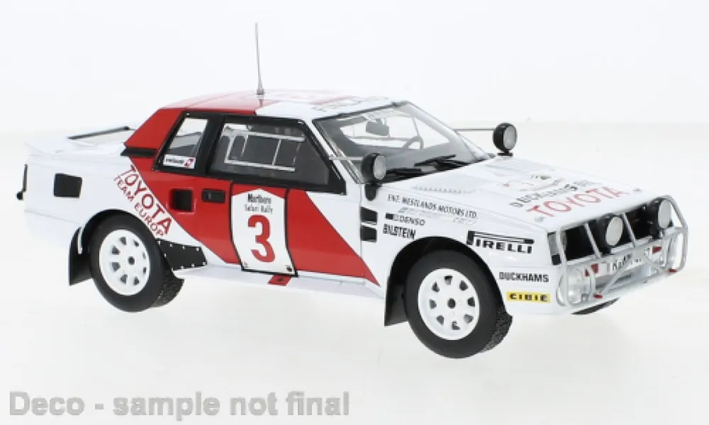 Hete Deal TOYOTA CELICA TWINCAM TURBO (TA64), NO.3, SAFARI RALLY, B.WALDEGARD/H.THORSZELIUS, 1985