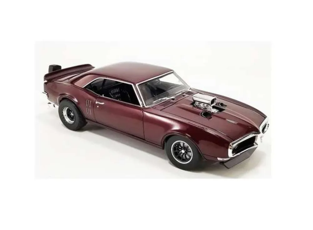 Snelle Levering PONTIAC FIREBIRD DRAG OUTLAW, CUSTOM , 1969 / MAROON METALLIC