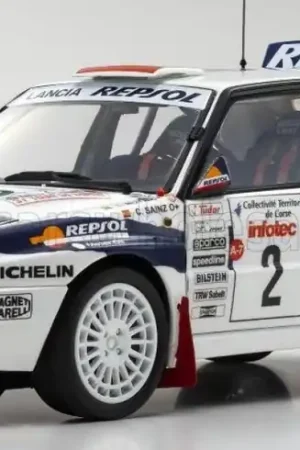 Uitverkoop LANCIA - DELTA HF INTEGRALE EVOLUZIONE REPSOL N 2 4TH RALLY TOUR DE CORSE 1993 C.SAINZ - L.MOYA