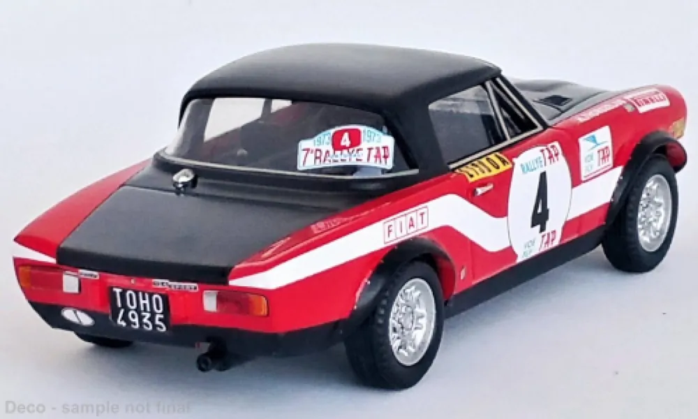 FIAT 124 ABARTH RALLYE, NO.4, RALLYE WM, RALLYE PORTUGAL, B.WALDEGAARD/H.THORSZELIUS, 1973 Koop Vandaag