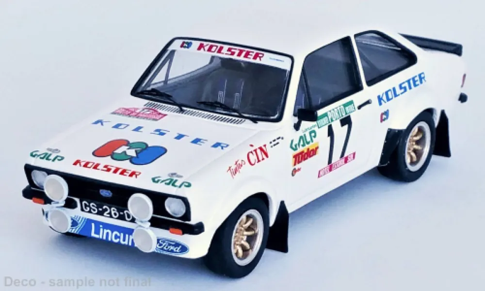 FORD ESCORT MK II, NO.17, RALLYE WM, RALLYE PORTUGAL, J.P.BORGES/R.BEVILACQUA, 1983 Snelle Levering