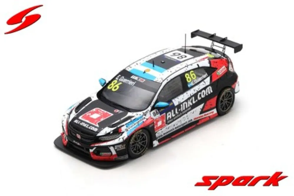 Bestel Nu HONDA CIVIC TYPE R TCR N°86 ALL-INKL.DE MÜNNICH MOTORSPORT VAINQUEUR RACE 1 ARAGON II WTCR 2020