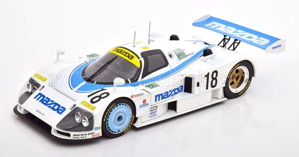 MAZDA - 787B R26B 2.6L TEAM MAZDASPEED CO. LTD. N 18 24H LE MANS 1991 D.KENNEDY - S.JOHANSSON - M.S.SALA Betrouwbaar