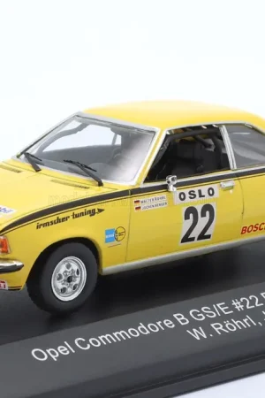 OPEL - COMMODORE B GS/E (NACHTVERSIE) N 22 RALLY MONTECARLO 1973 W.ROHRL - J.BERGER - GEEL Express Levering