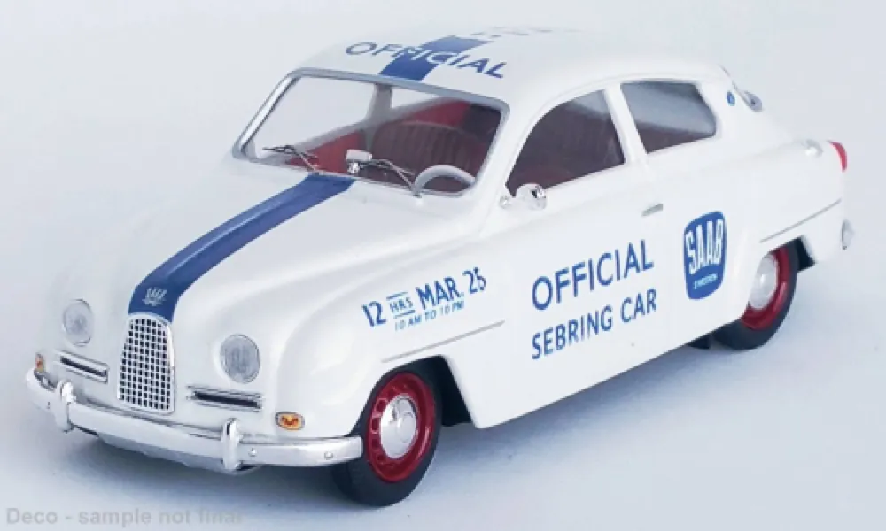 Fabrieksprijs SAAB 96, OFFICIAL CAR, 12H SEBRING, 1961