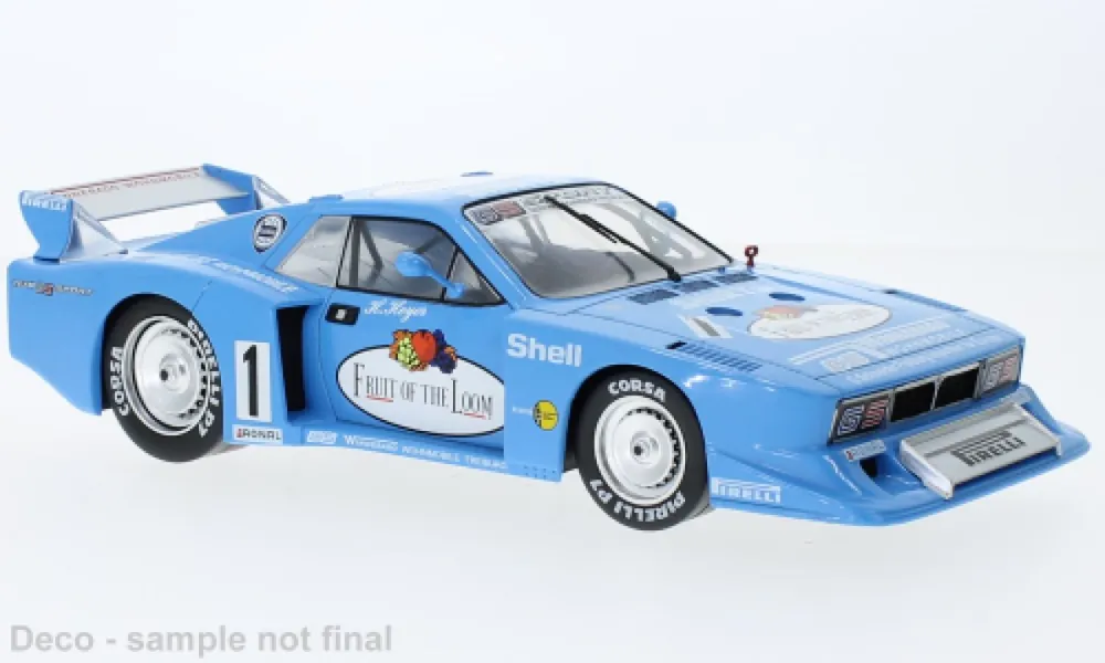 Beperkte Voorraad LANCIA BETA MONTECARLO GR.5, NO.1, FRUIT OF THE LOOM, DRM, ADAC SUPERSPRINT NüRBURGRING, H.HEYER, 1981