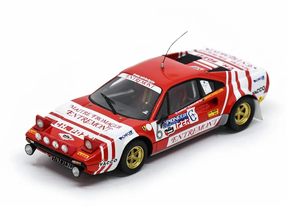 Bestel Nu FERRARI 308 GR4 NO.6 WINNER 4 REGIONI RALLY 1981 J.C ANDRUET E. DENISE
