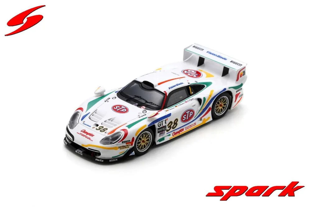 PORSCHE 911 GT1 EVO NR. 38 CHAMPION MOTORS 24H DAYTONA 1998 T. BOUTSEN - A. PILGRIM - R. KELLENERS LIMITED 300 Snelle Levering