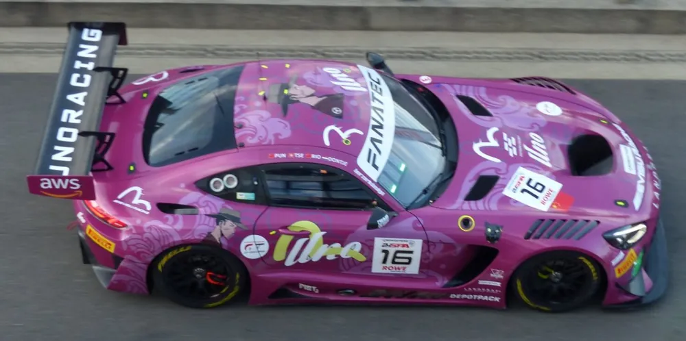 MERCEDES-AMG GT3 EVO NO.16 UNO RACING TEAM MET LANDGRAF 2E PRO-AM KLASSE 24H SPA 2024 D. PUN – RIO – K. TSE – I. DONTJE LIMITED 300 Hete Deal