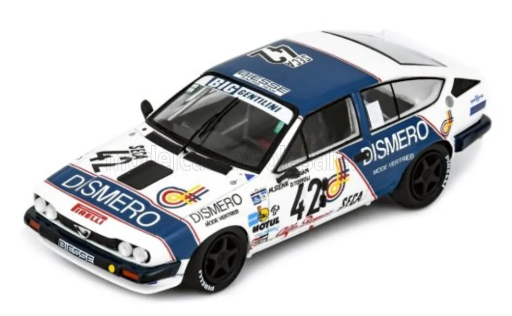 ALFA ROMEO GTV 6 N°42 24H SPA 1984 M. CIPRIANI D. TOFFOLI M. SIENA (300EX.) Beste Prijs