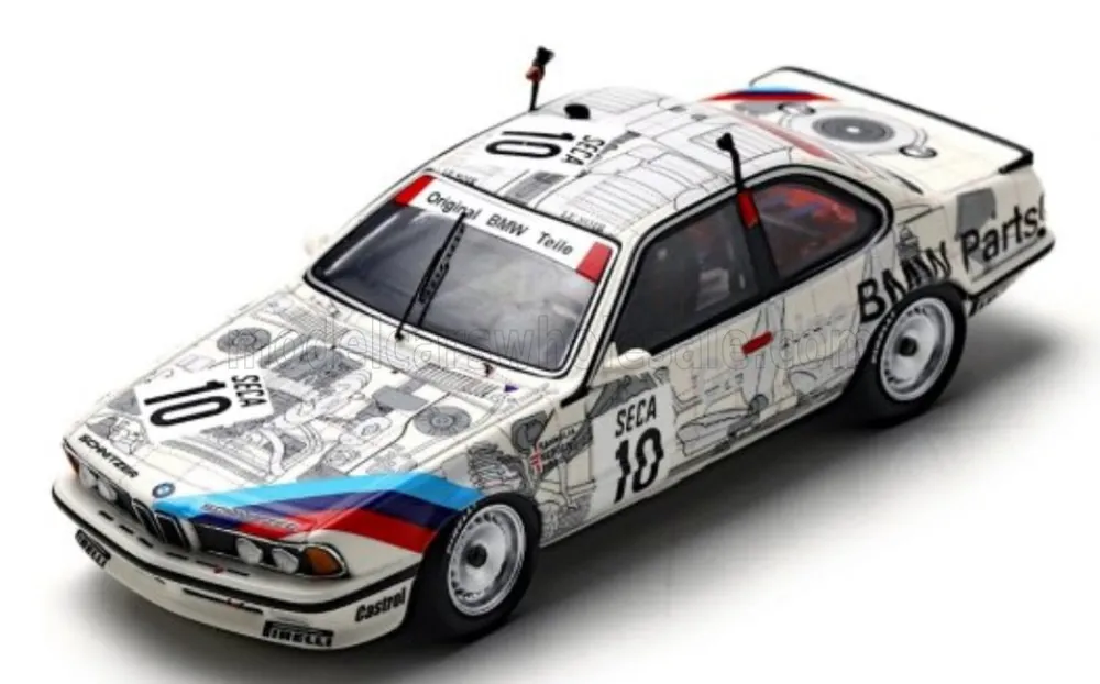 BMW 635 CSI N°10 24H SPA 1986 E. PIRRO R. RAVAGLIA G. BERGER (300EX.) Lage Prijs