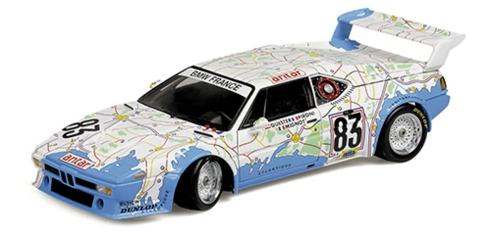 BMW M1 – ‘CARTE DE FRANCE’ – QUESTER/PIRONI/MIGNOT – TEAM BMW FRANCE – 24H LE MANS 1980 Uitverkoop