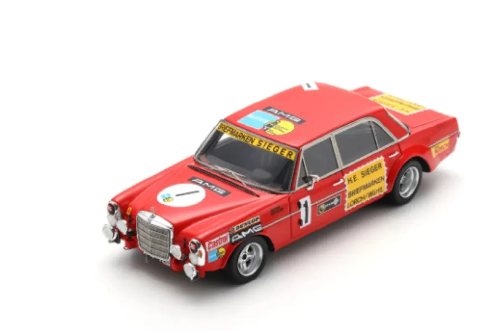 Aanbieding MERCEDES-BENZ 300 SEL 6.8 AMG N°1 24H NÜRBURGRING 1972 H. HEYER T. BETZLER (500EX)