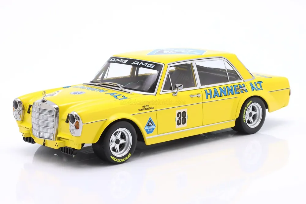 Uitverkoop MERCEDES BENZ - 300 SEL 6.8 TEAM HANNEN ALT N 38 HOCKENHEIM 1971 HANS HEYER