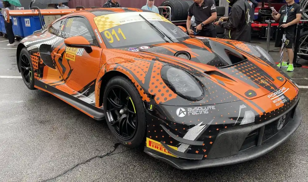 Gratis Retour PORSCHE 911 GT3 R (992) N°911 ABSOLUTE RACING 4TH FIA GT