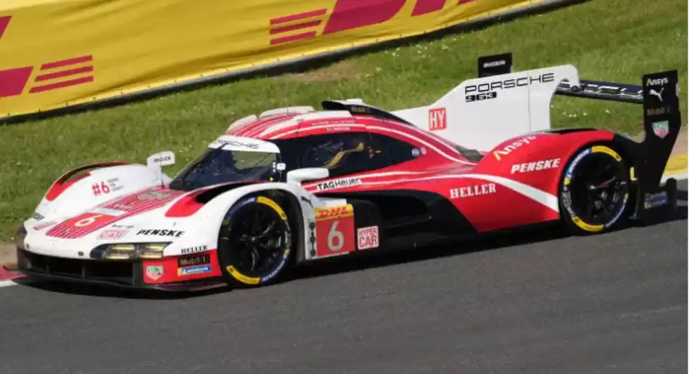 PORSCHE 963 TEAM PENSKE WEC CHAMPIONS 24 ESTRE/LOTTERER/VANTHOOR Beperkte Voorraad