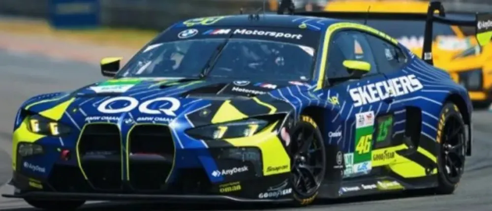 Beperkt Aanbod BMW M4 GT3 EVO TEAM WRT - V. ROSSI - A. AL-HARTHY - K.VAN DER LINDE - 1812KM QATAR 2025