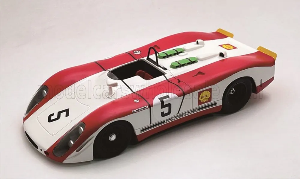 Koopje PORSCHE - 908/02 3.0L FLUNDER SPIDER TEAM PORSCHE ZALZBURG N 5 500KM IMOLA 1969 VIC ELFORD - HANS HERRMANN