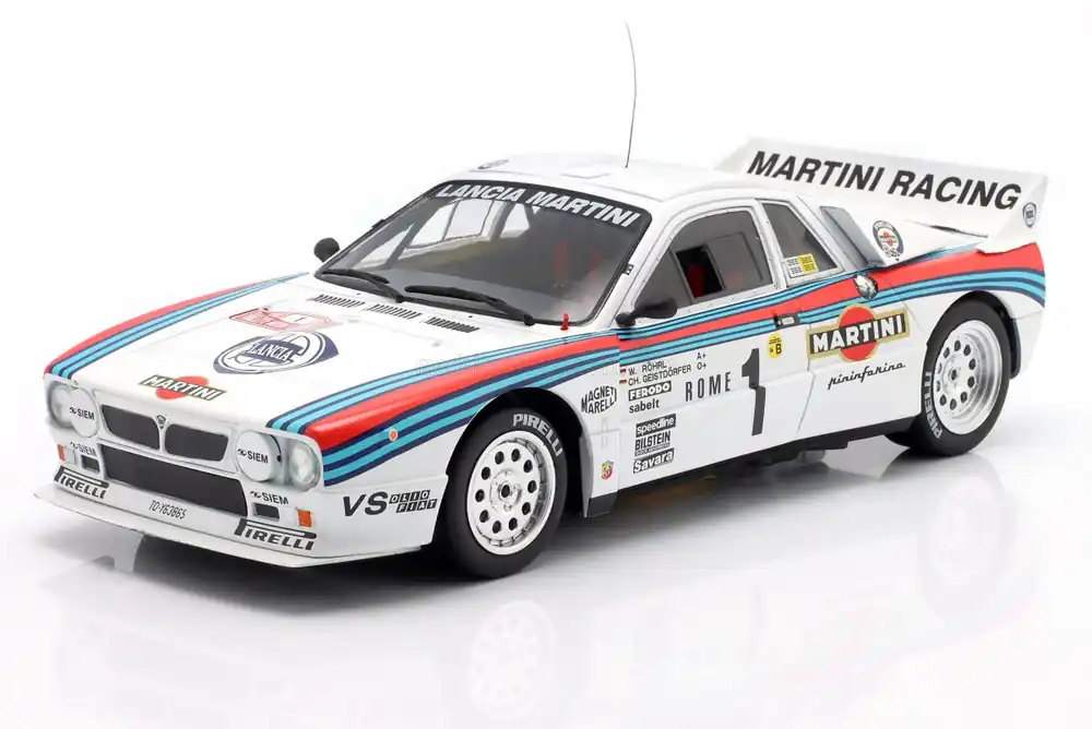 Hoge Kwaliteit LANCIA - 037 TEAM MARTINI RACING N 1 WINNER RALLY MONTECARLO 1983 WALTER ROHRL - CHRISTIAN GEISTDORFER