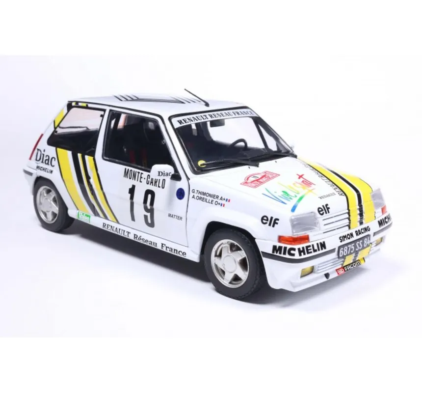 Dagaanbieding RENAULT - R5 GT TURBO N 19 RALLY MONTECARLO 1989 ALAIN OREILLE - GILLES THIMONIER