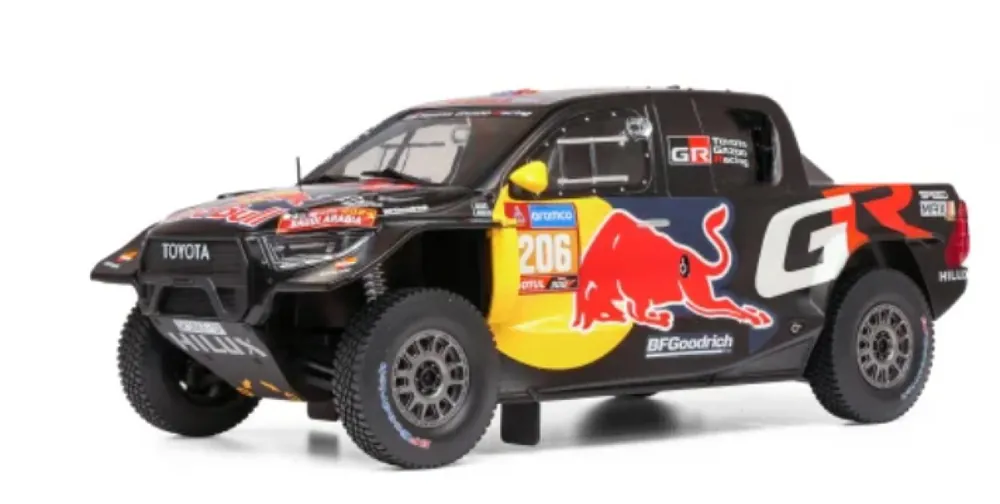 TOYOTA GR DKR HILUX EVO T1U, RALLY DAKAR, 2024, 206, 1 18 Premium