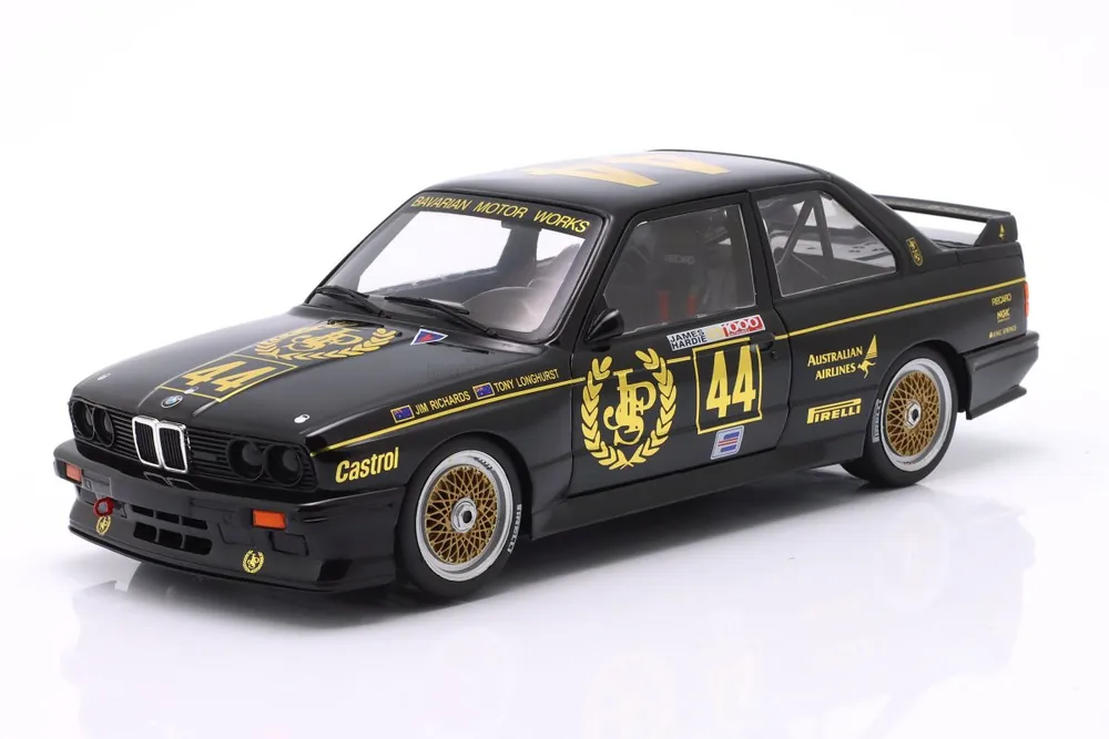 Aanbieding BMW - 3-SERIES M3 TEAM JPS JOHN PLAYER SPECIAL N 44 WINNER DIV. 2 1000KM BATHURST 1987 TONY LONGHURST - JIM RICHARDS - BLACK GOLD