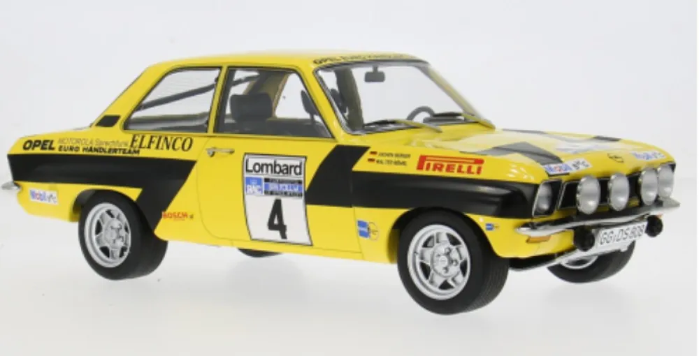 Express Levering OPEL ASCONA A, RAC RALLY, 1975, 4, W.RöHRL/C.GEISTDöRFER, 1 18