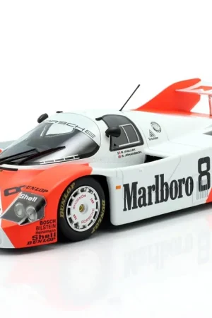 Uitverkoop PORSCHE - 956 2.6L TURBO TEAM JOEST RACING N 8 2ND 1000KM SILVERSTONE 1983 BOB WOLLEK - STEFAN JOHANSSON