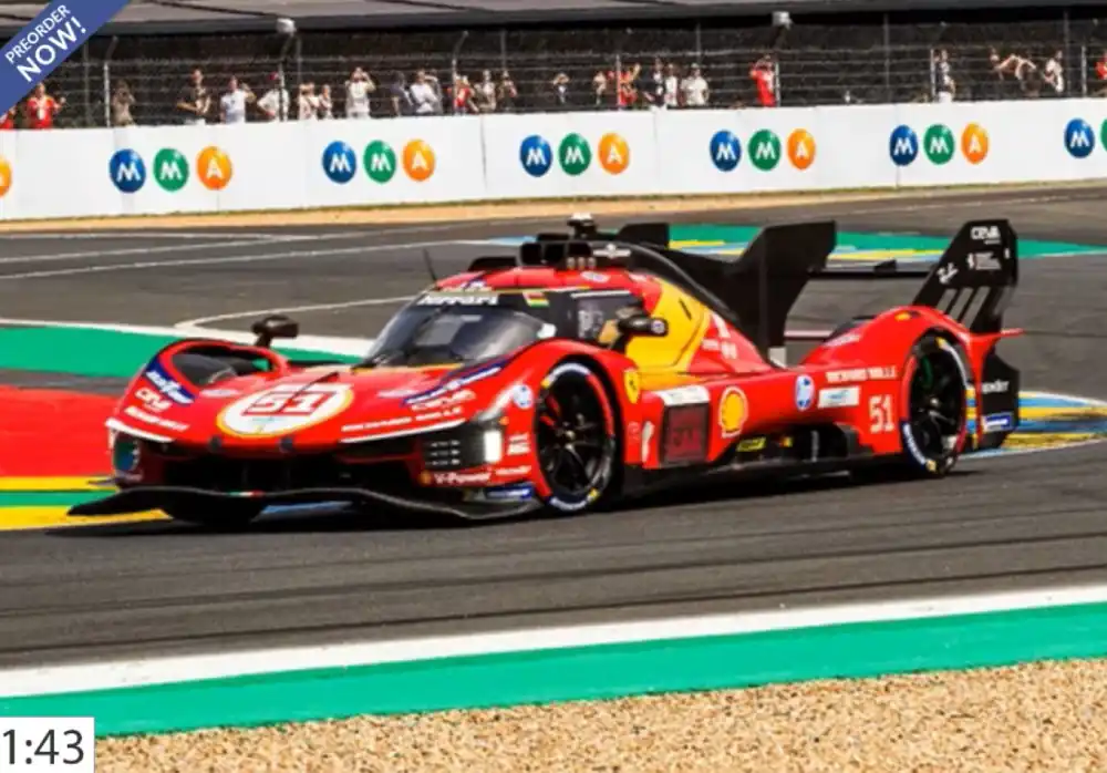 Aanbieding FERRARI 499P CAR N. 51 - 24H LE MANS 2026 PILOTI PIER GUIDI CALADO GIOVINAZZI